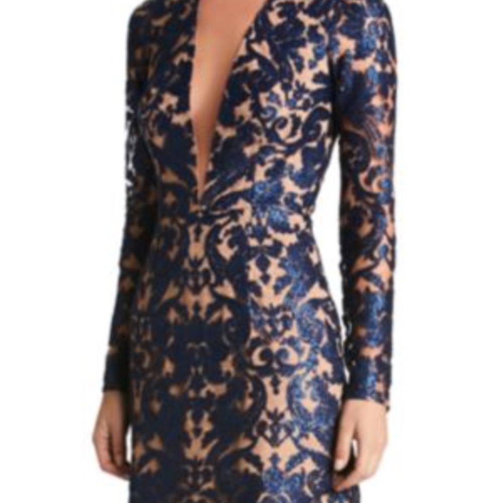 Dress The Population Sequin Mini Dress